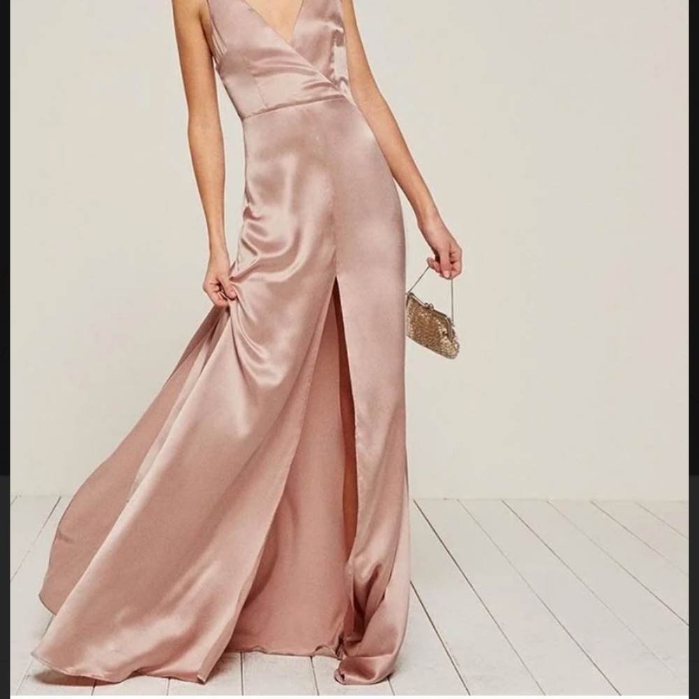 Reformation Eliana Dress size 0 blush